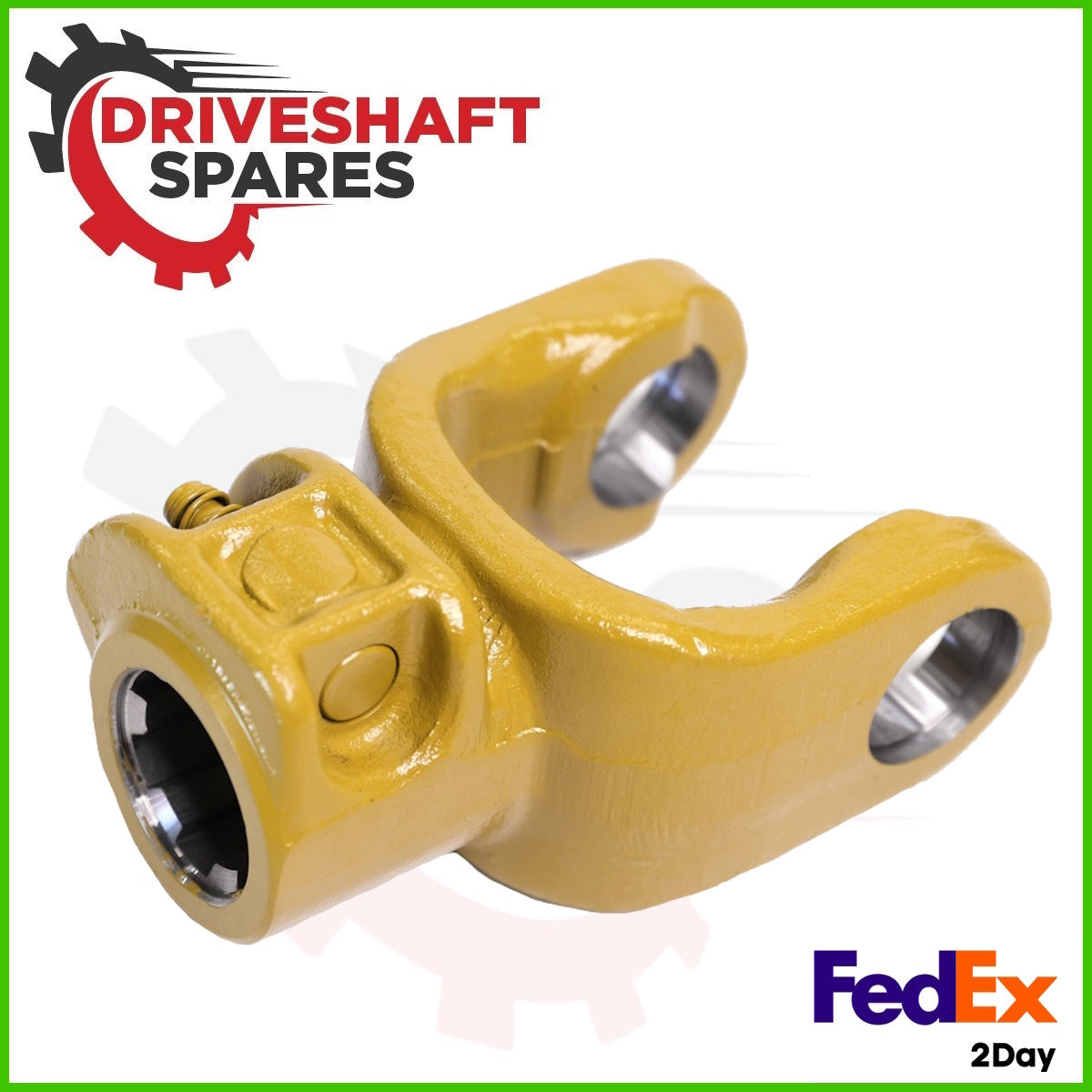 PTO Quick Disconnect Yoke 30.2mm x 80mm 6 splines - 34.9mm (1 3/8") H-111mm - Image 2