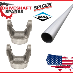 SPICER 1350 Weld Yokes (X2) 3-28-57/3"x.083"x74" + Driveshaft Tube 24-30-42-7400