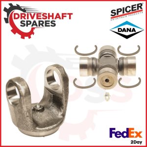 Toyota Weld Yoke (37311-35021) + SPICER (5-1510X), Toyota Greaseable U-Joint.