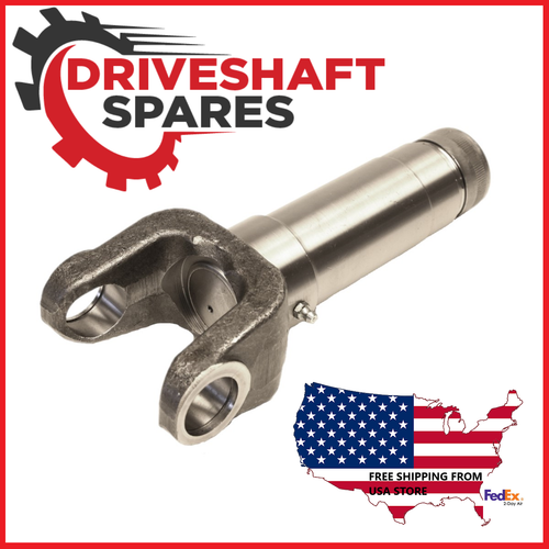 3-3-8081, Trans Slip Yoke 1350 Series + 5-178X, Universal Joint 1350 Series. - Image 2
