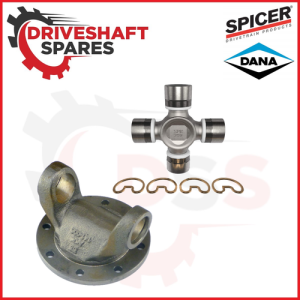 3-2-1159 1410 Series Flange Yoke 8x.394 Holes + 5-1410X Spicer Universal Joint.