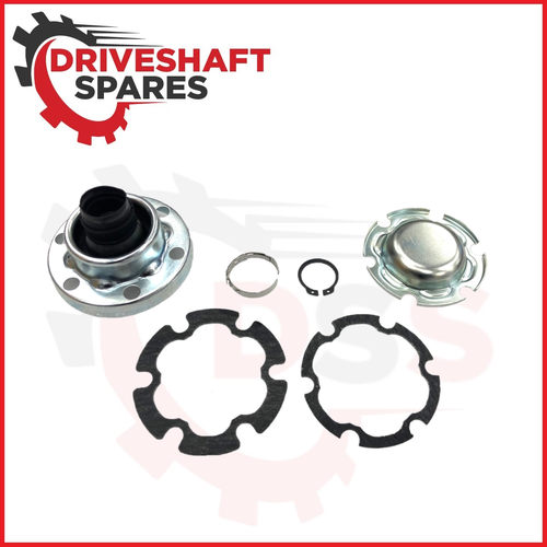 CVJ058, Full Driveshaft CV-Joint Repair Kit + Splined Stub Shaft + CV Boot Kit - Image 4