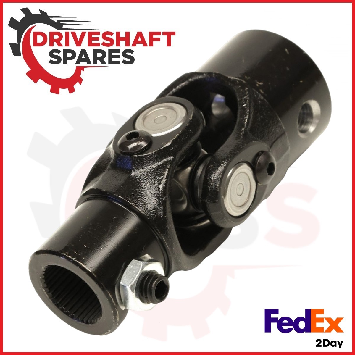 Universal Steering Shaft U-Joint 3/4'' 36 Spline & 7/8'' with 5mm Keyway - Image 2
