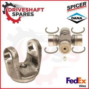 Toyota Weld Yoke (37311-35021) + SPICER (5-1510X), Toyota Greaseable U-Joint.