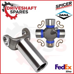 GM Turbo 400, TH400, MUNCIE 4L80E SUPER T10 TRANSMISSION YOKE + 5-153X SPICER UJ