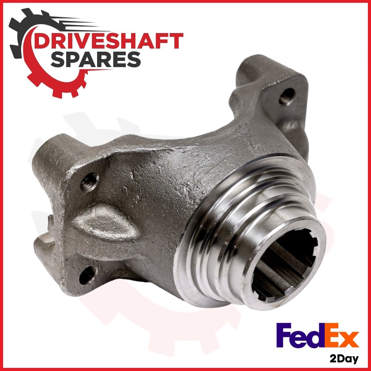 4-4-2051-1 End Yoke - Splined Bore 1550 Series, Strap Style, Ø1.500x10 Spline - Image 2