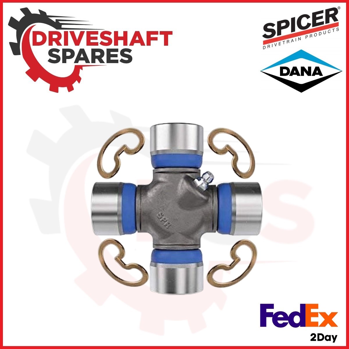 3-28-57, (1350) Weld Yoke, 3.000 X .083 + 5-178X, SPICER U-Joint - (1350). - Image 4