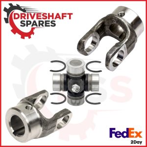Universal Joint Assembly 5-170X + (2X) 10-4-103 1000 Yoke Ø1.125"x 0.25 Keyway.