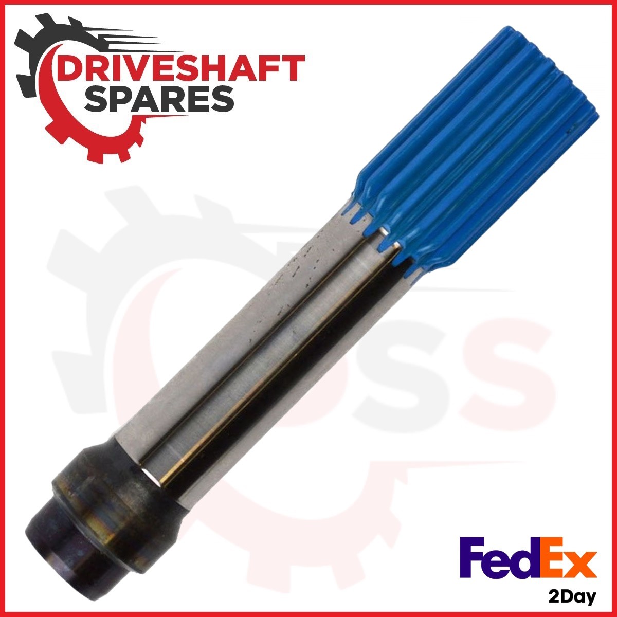 2-40-1771 1310 Series Stub Shaft 1.250x16 spline, 1.250 X .120 Tube.