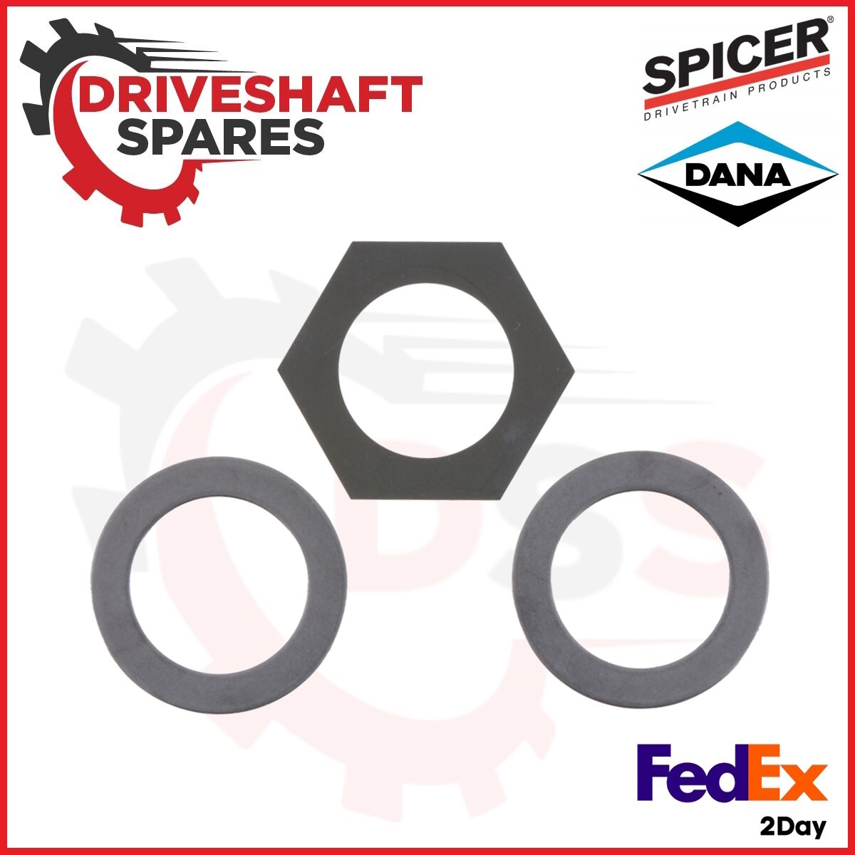 Ford F250 F350 Excursion Dana 50/60 Spicer Axle Spindle Thrust Washer Kit - Image 3