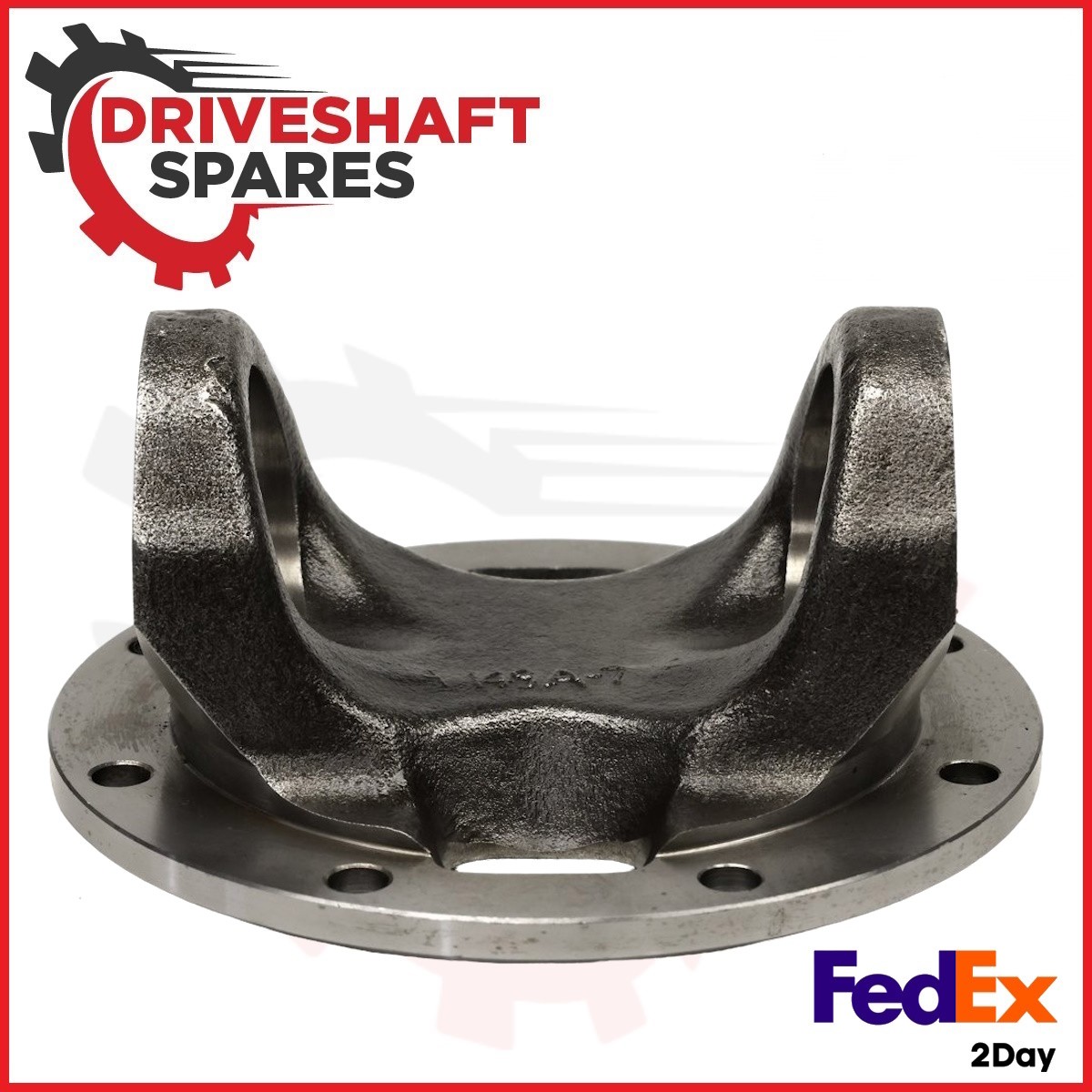 5-2-379, 1610 Series Flange Yoke, 8x.375 Holes on 6.125BC, 6.625M pilot - Image 2
