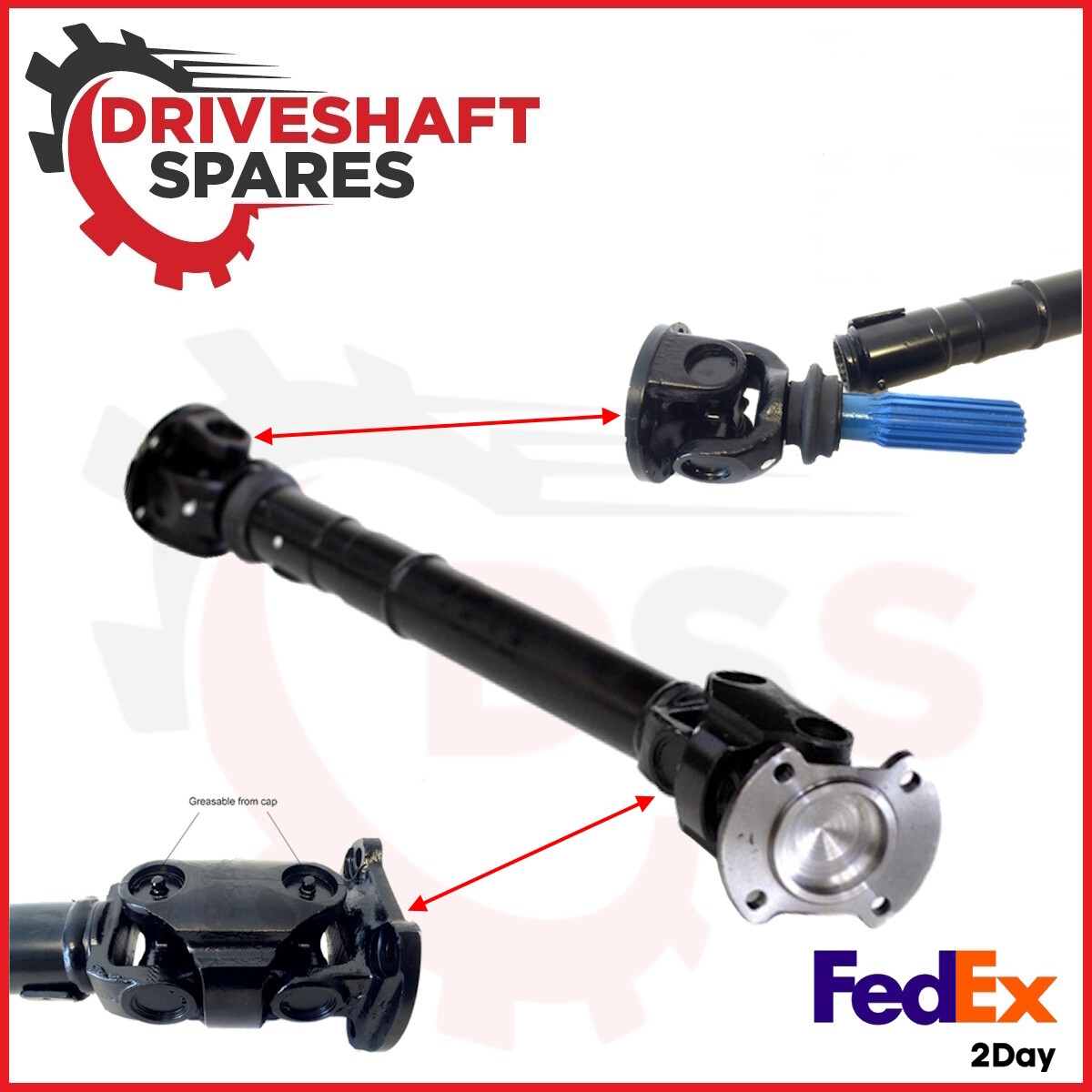 Land Rover Discovery 2 TD5 Front 4X4 Drive Shaft Driveshaft TVB0000110 TVB000100 - Image 5