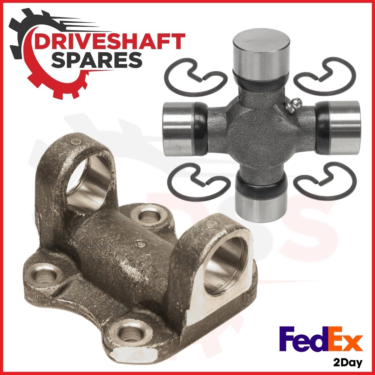 3-2-1329, Driveshaft Flange Yoke + 5-160X, U-Joint Kit - 1410 Series