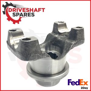 NEW End Yoke Splined Bore 1.552 Hub 1310 U-Bolt Style, 1.125x10 Spline 2-4-1106