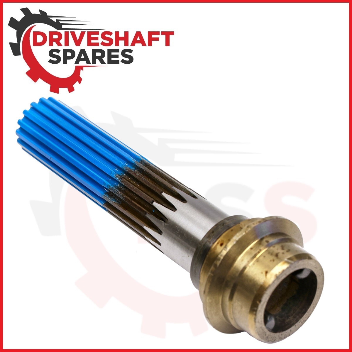 2-53-121, Midship Tube Shaft 1.375x16 spline, 2.000 X .083 tube (1.378").
