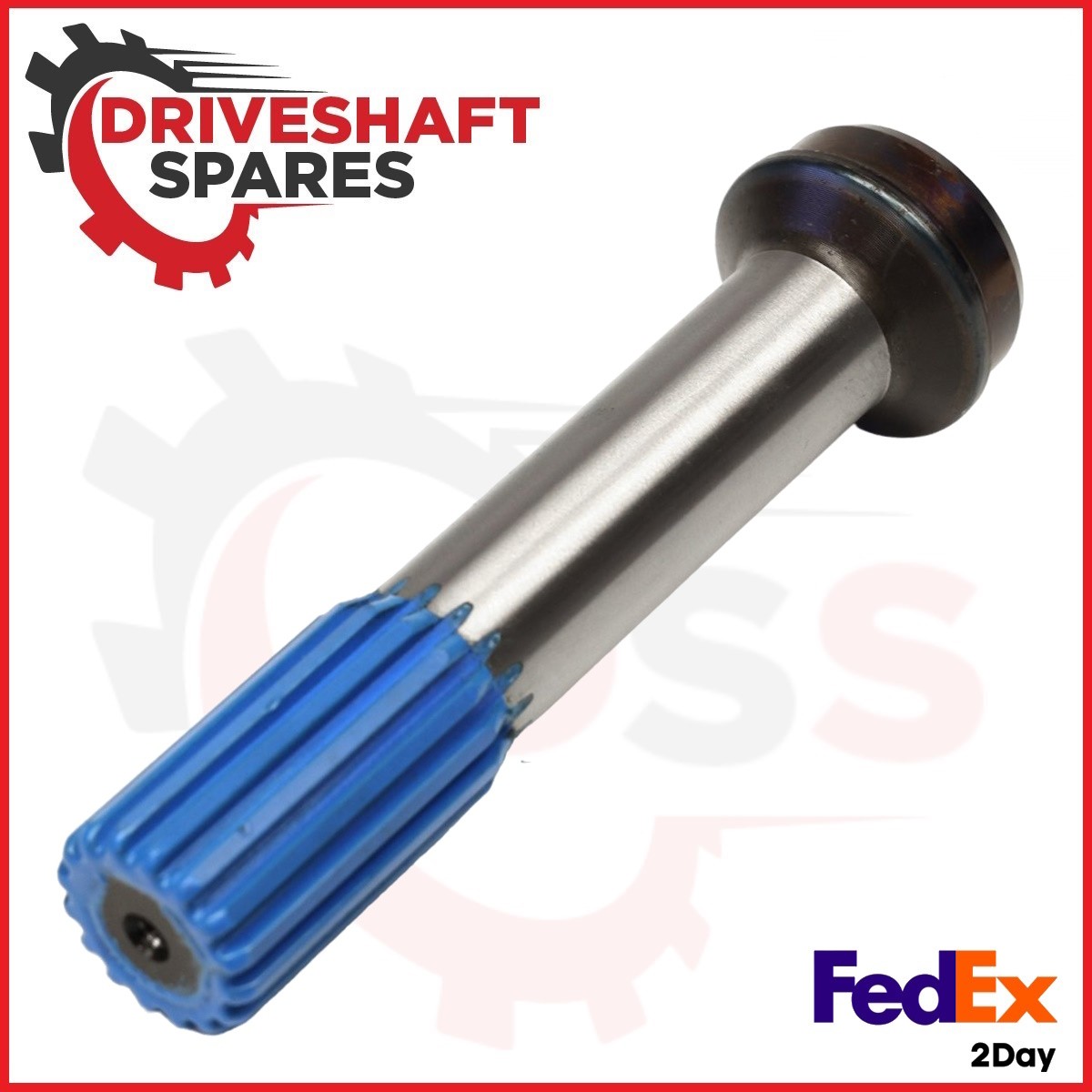 2-40-1841, Spline Stub Tube Shaft - 1.375x16 spline, 2.000 X .083 Tube. - Image 2