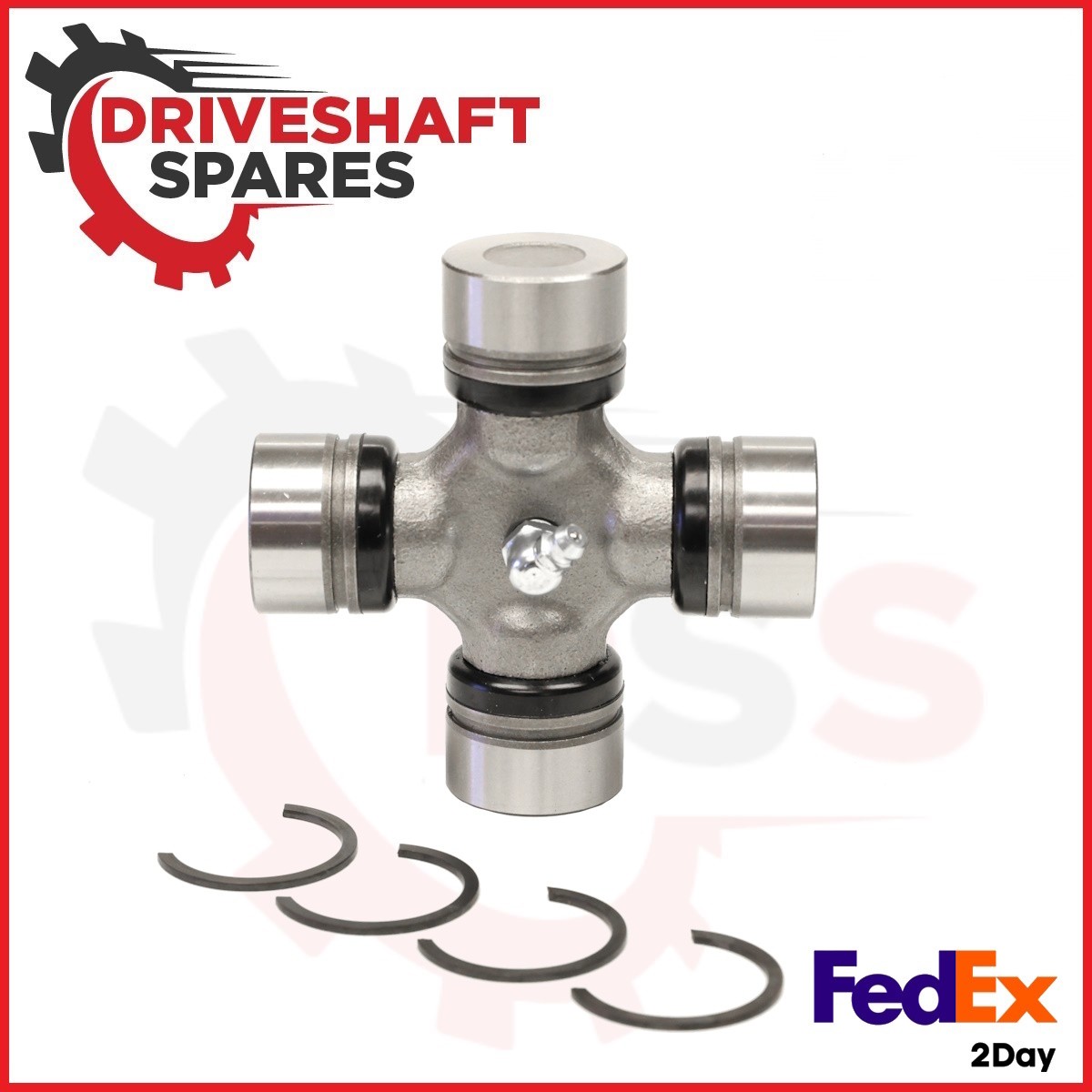 3-0044 Universal Joint - 44R Driveline Series 1.310x2.789" 880 IHC 493849R91 - Image 2