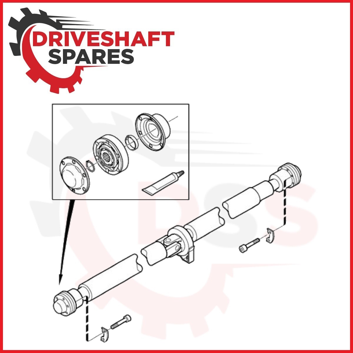 Boot Kit 31216175 Propeller Shaft HLJ75 for Volvo Driveshaft 78mm 24 Spline - Image 3