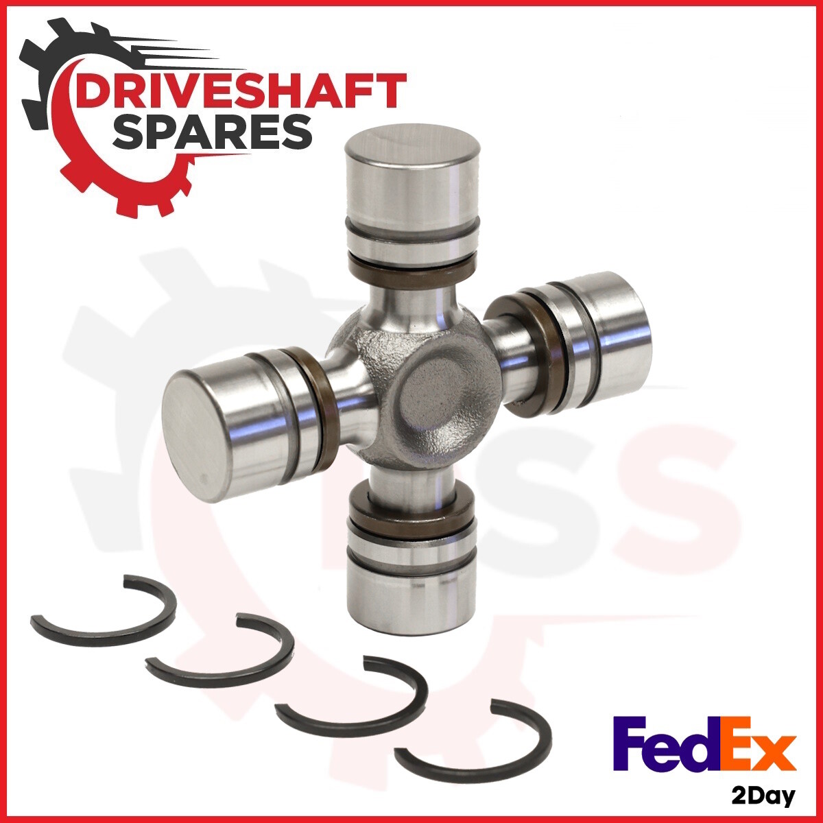 UJ1344 /12479126 AAM 3R Series Driveshaft Universal Joint (1.125 x 2.556) - Image 2