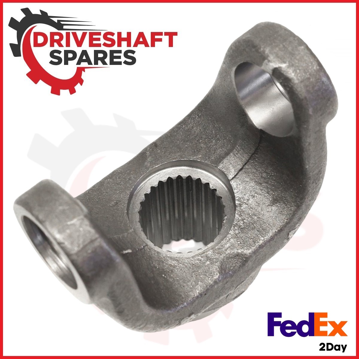 2-4-02009 End Yoke Splined Bore 1330 Series Strap Style 1.146x26 spline - Image 3
