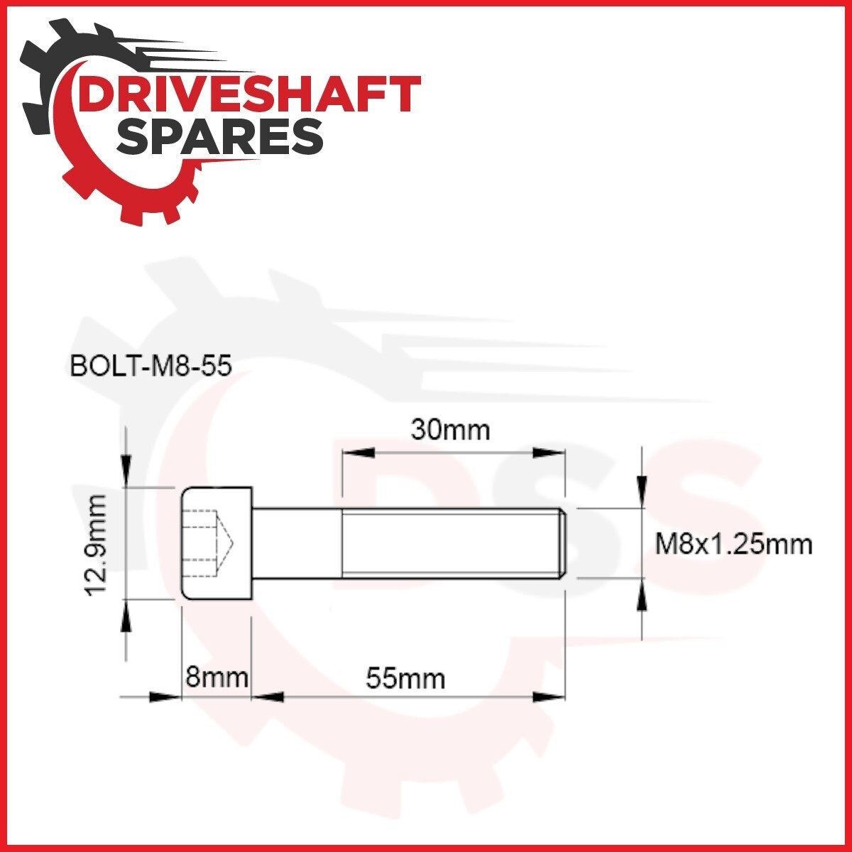 Jeep Grand Cherokee 1998-2006 Front Driveshaft CV Joint Bolts - Diff Side x6 - Image 2