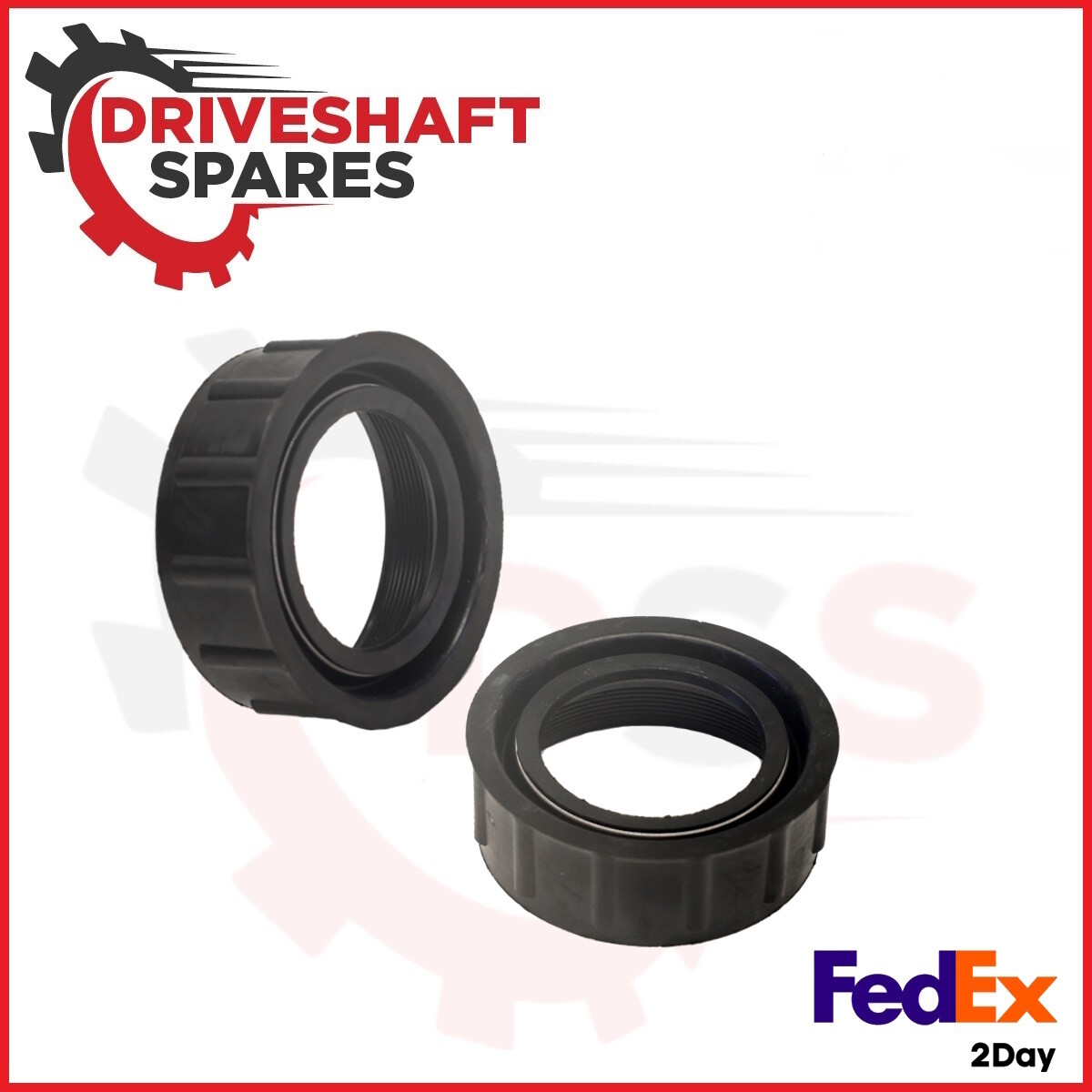 2X 5-86-68 Driveshaft Slip Yoke Dust Cap 1610 Series Spline 2.000-16 Dia 2.640 - Image 2
