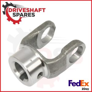 10-4-123 End Yoke - Round Bore 1000 series, Ø1.250 Bore w/0.312 keyway, Ø2.000