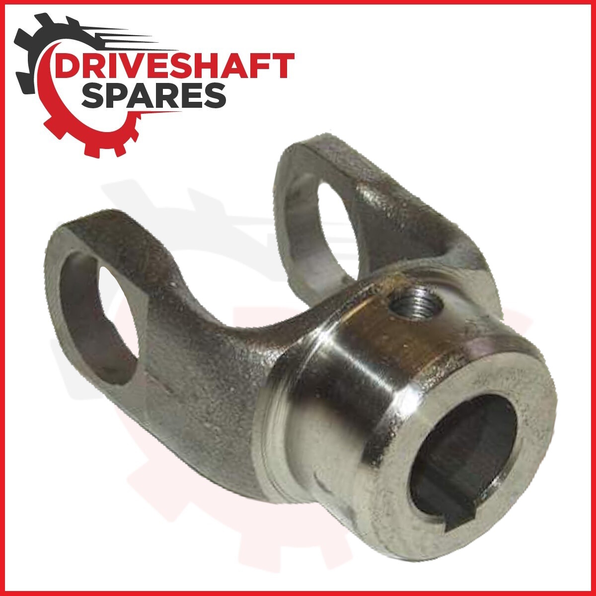 NEW 10-4-63, End Yoke - Round Bore 1000 Series, 0.875 Bore, 0.250 keyway, 1.6