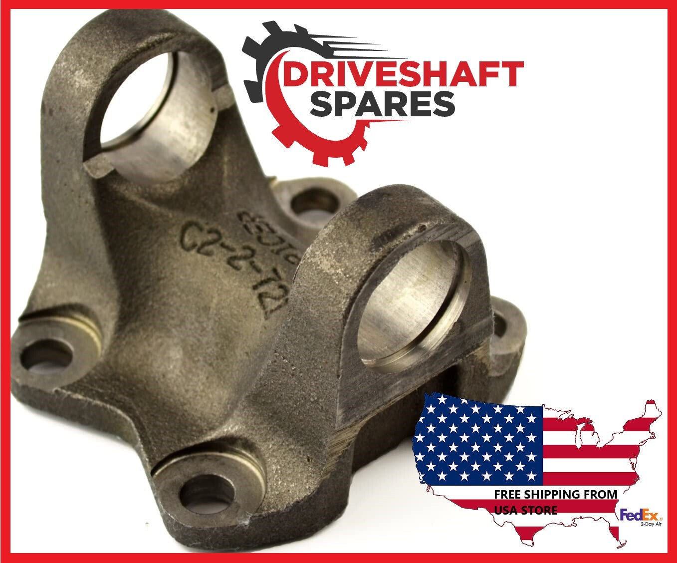 SPICER FLANGE YOKE HONDA PASSPORT, ISUZU RODEO, AMIGO 2-2-1519