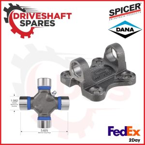 SPICER Rear Driveshaft Flange & U-joint Kit for Nissan Frontier Pathfinder 05-12