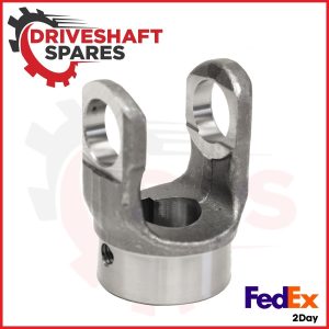 10-4-163, End Yoke - Round Bore 1000 Series, 1.062 Bore, 0.250 keyway, 2.0