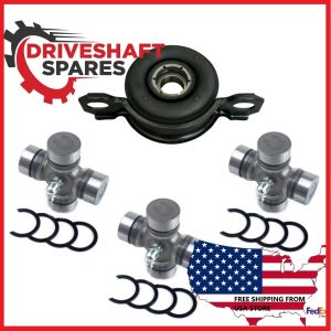 CENTER BEARING & 3 U-Joints for KIA SORENTO 2WD Center Support Bearing & 3 U-Jnt