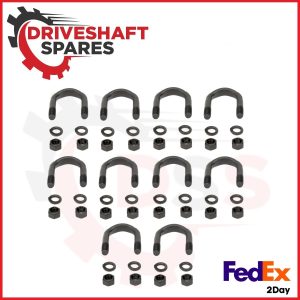 10 Pack 3-94-18X Universal Joint U-Bolt Kit 1350/1410 Series (0.375-24.000)