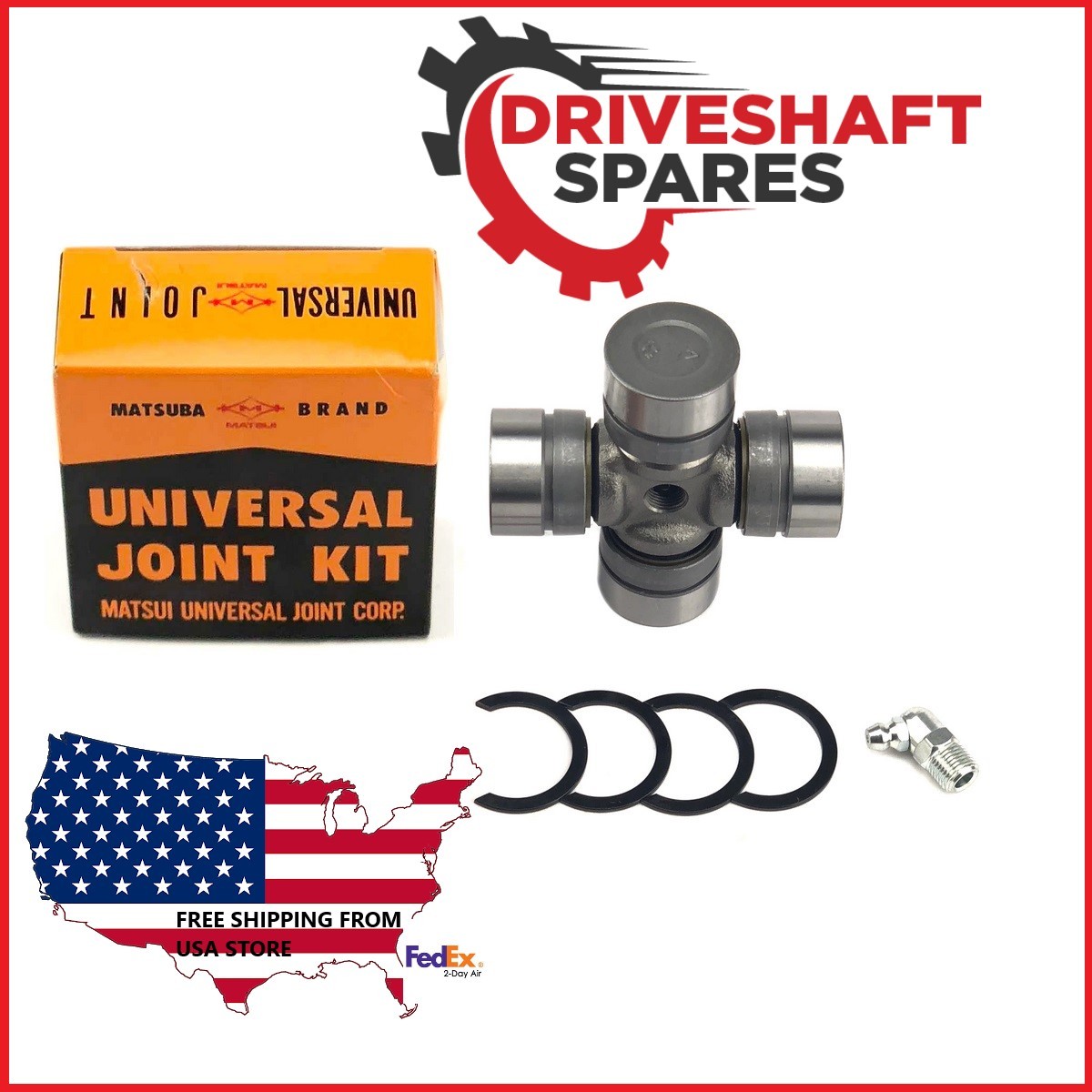 SLIP-JOINT TOYOTA Tocoma + Toyota Greaseable Premium Universal Joint 29mm x 49mm - Image 2