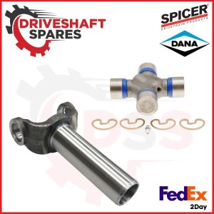 2-3-12051X Trans Yoke 27 spline For GM 350 700R4 + 5-213X Spicer 1330 U-Joint.