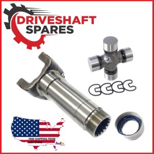 3-3-8081, Trans Slip Yoke 1350 Series + 5-178X, Universal Joint 1350 Series.