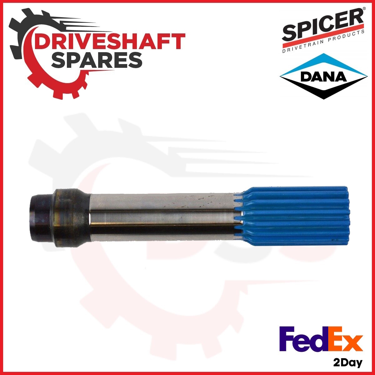Spicer 2-40-1771 -1310 Series Stub Shaft 1.250x16 spline, 1.250 X .120 Tube. - Image 2