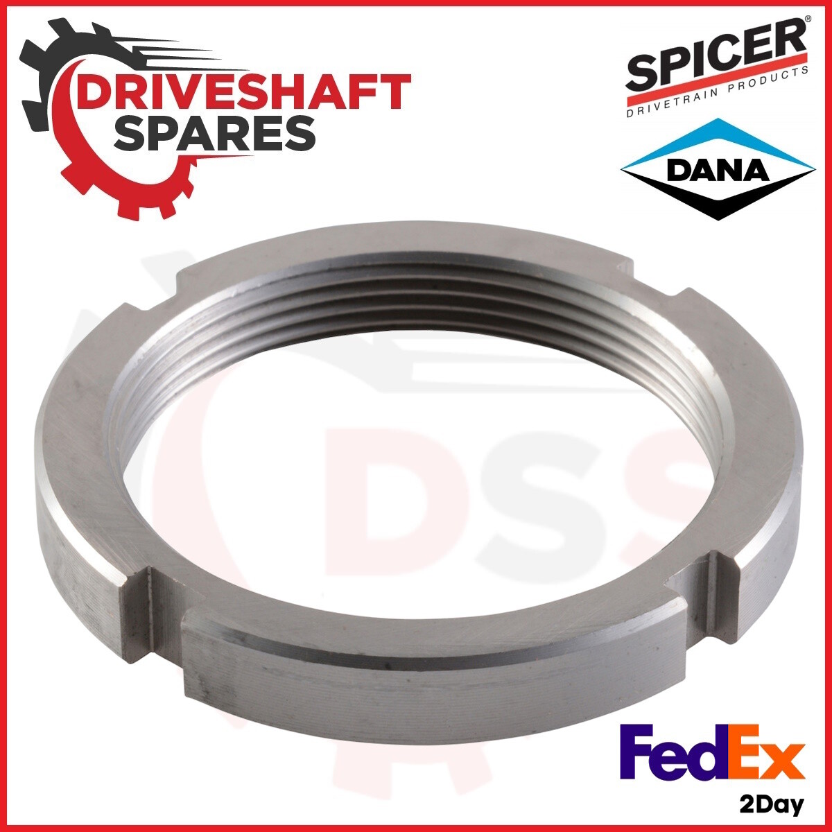 USA Made Spicer 621027 Spindle Nut Chev, Ford, Dodge Dana Model 50 Axle 60F - Image 2