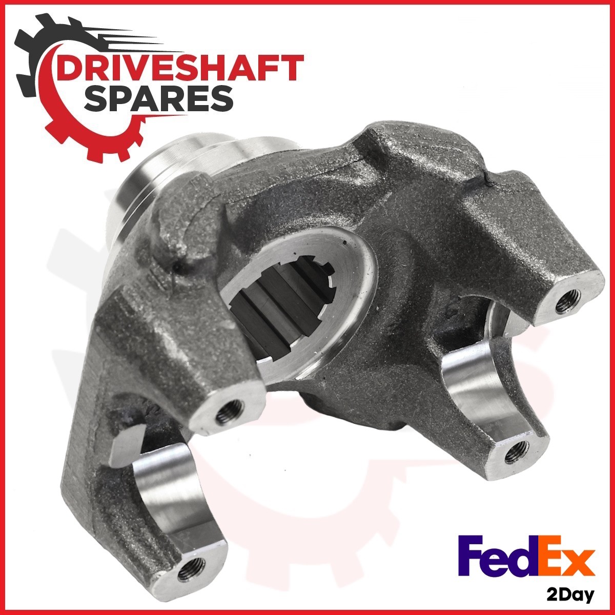 5-4-1721-1 End Yoke - Splined Bore 1610 Series, Strap Style, 1.750x10 Spline - Image 3
