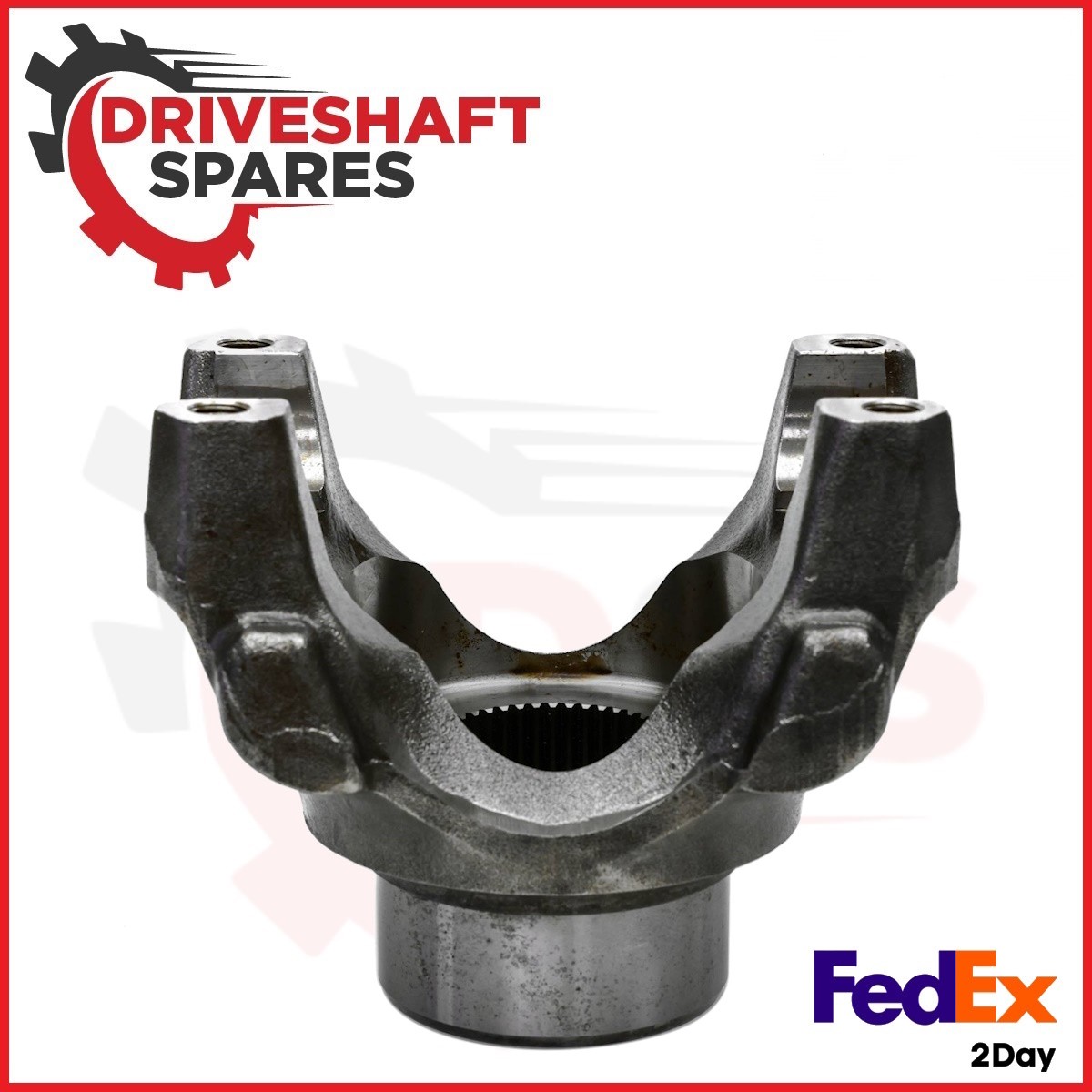 6-4-7181-1X Diff End Yoke Assy - Splined Bore 1710 Series, Strap Style, 2.390x46 - Image 3