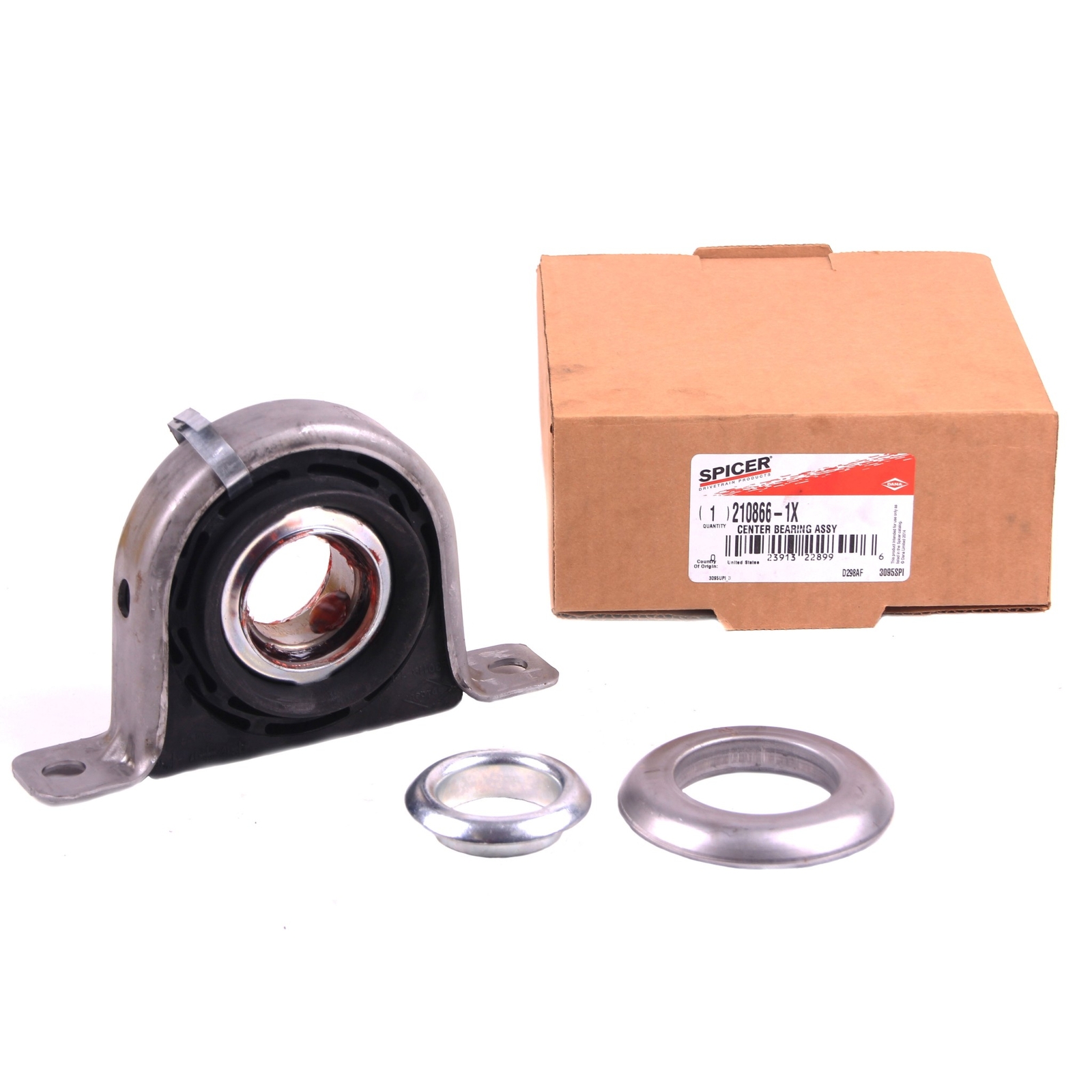 Ford Super Duty F250 F350 Rear Driveshaft Spicer Carrier Bearing and U Joint - Image 2