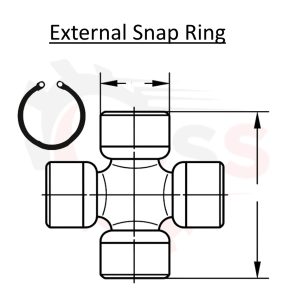 OSR - External Snap Ring U-Joint's